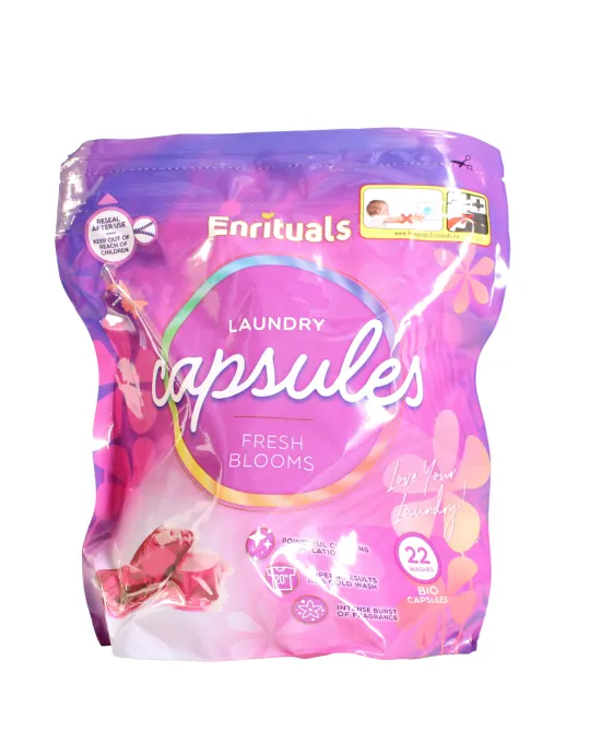 Enrituals Laundry Capsules Bio Fresh Blooms 22 Washes Enrituals Laundry Capsules Bio Fresh Blooms 22 Washes